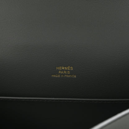 Hermes Swift Kelly Pochette Clutch Vert Mangrove 6 of 9