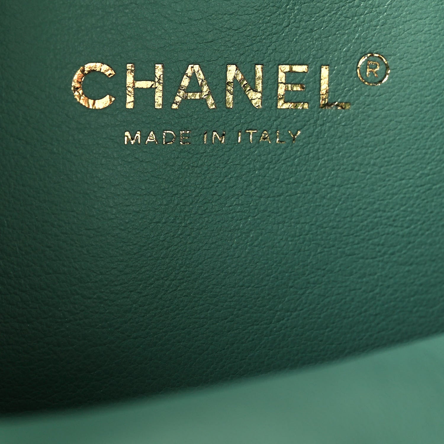 Chanel Caviar Bucket Drawstring Bag Light Green 10 of 11