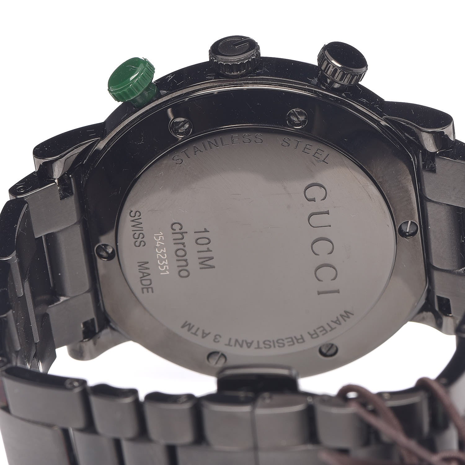 Gucci PVD Stainless Steel 44mm 101M G-Chrono Quartz Watch Black 5 of 8