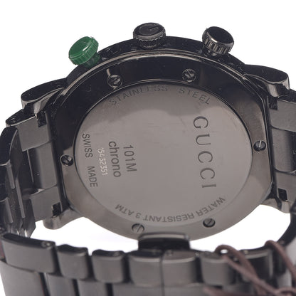 Gucci PVD Stainless Steel 44mm 101M G-Chrono Quartz Watch Black 5 of 8