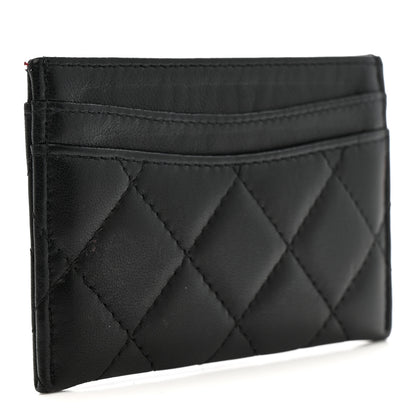 Chanel Lambskin Quilted Card Holder Black 3 of 8