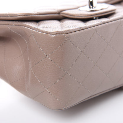 Chanel Caviar Quilted Mini Square Flap Taupe 8 of 10