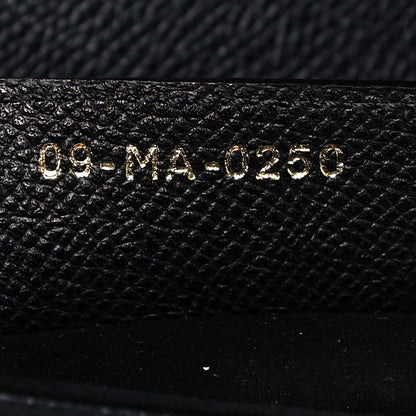 Christian Dior Grained Calfskin Saddle Bag Black 7 of 11