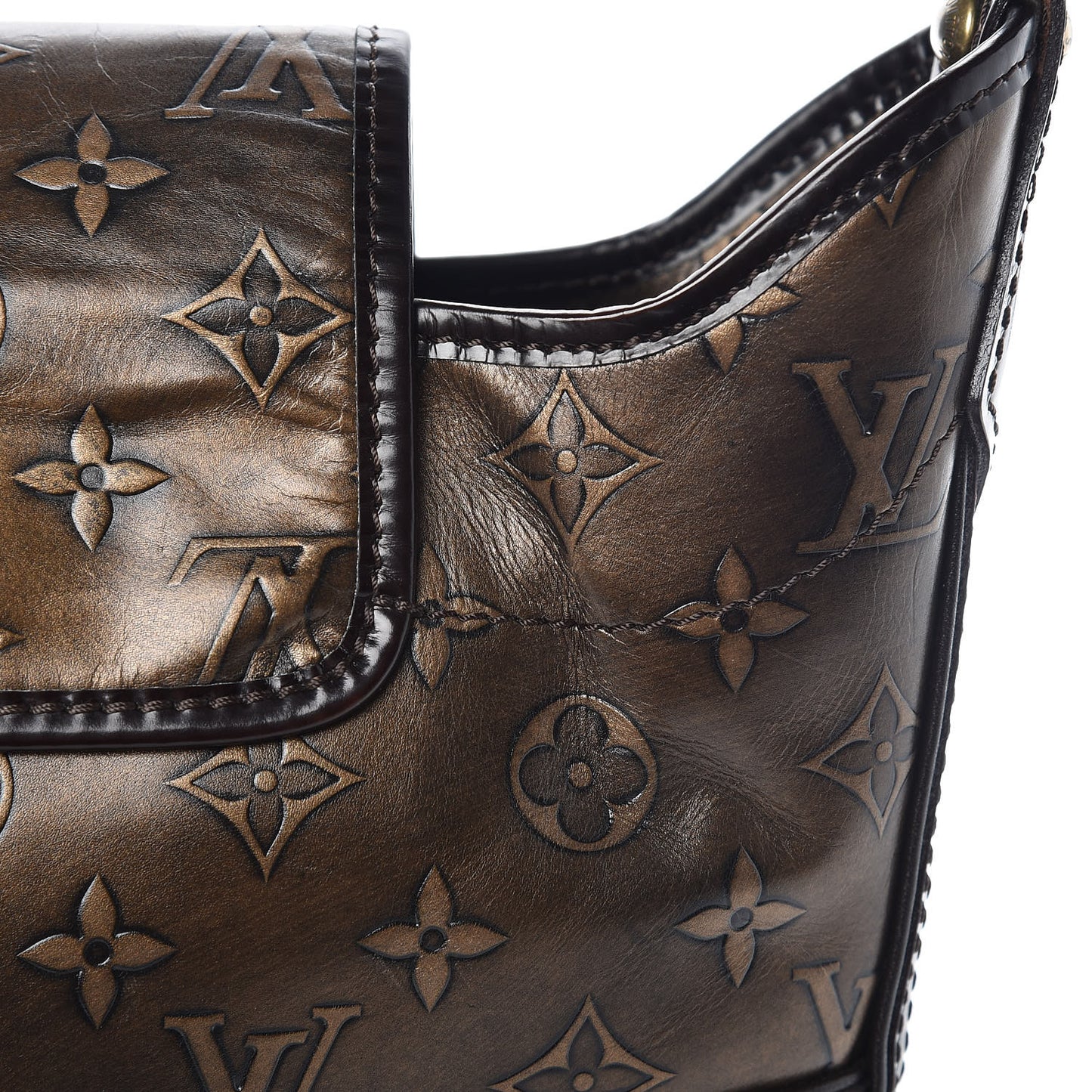 Monogram Embossed Sergent PM Bronze
