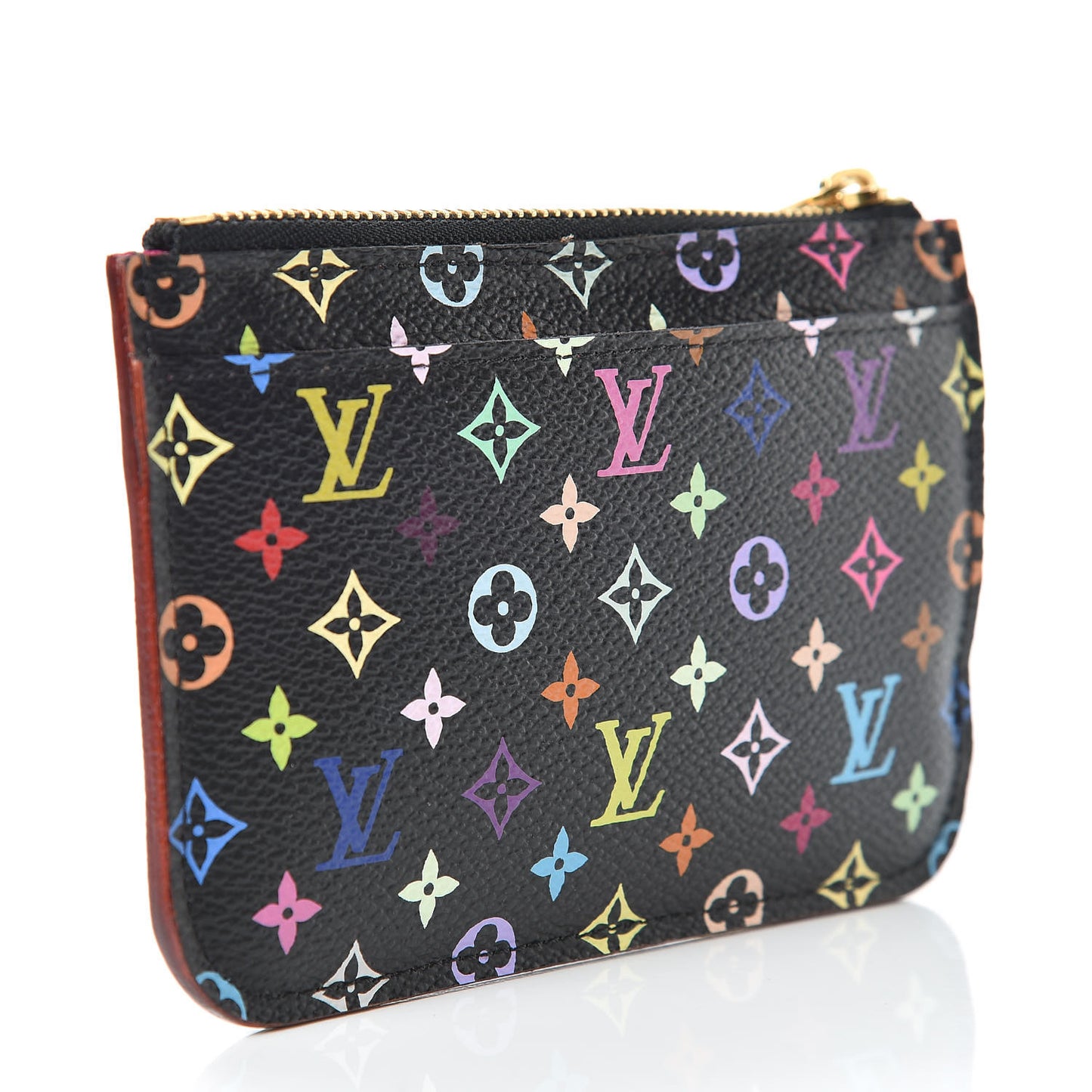 Monogram Multicolor Key Pouch Black Grenade