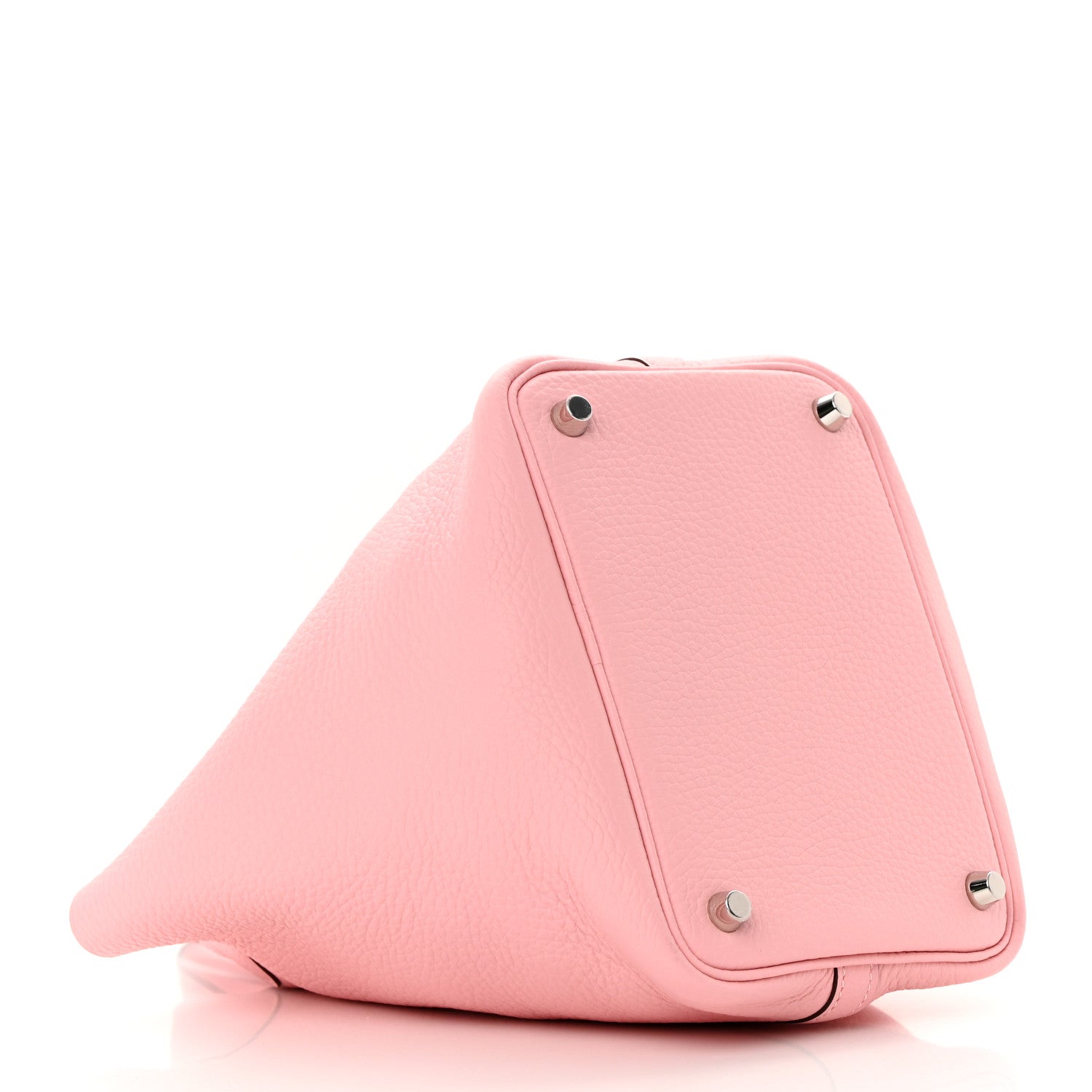 Hermes Taurillon Clemence Picotin Lock 18 PM Rose Sakura 4 of 14