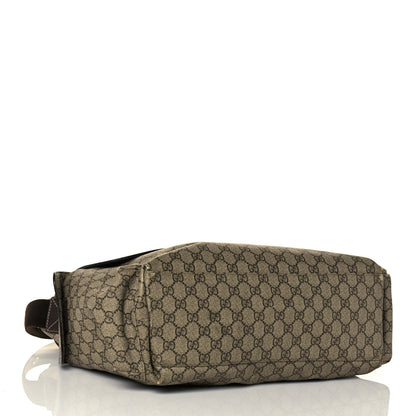 Gucci GG Plus Monogram Messenger Diaper Bag Dark Brown 5 of 23