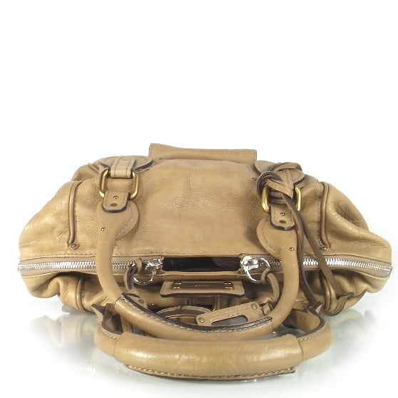 Chloe Leather Paddington Satchel Chamois 4 of 8
