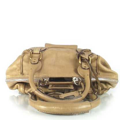 Chloe Leather Paddington Satchel Chamois 4 of 8