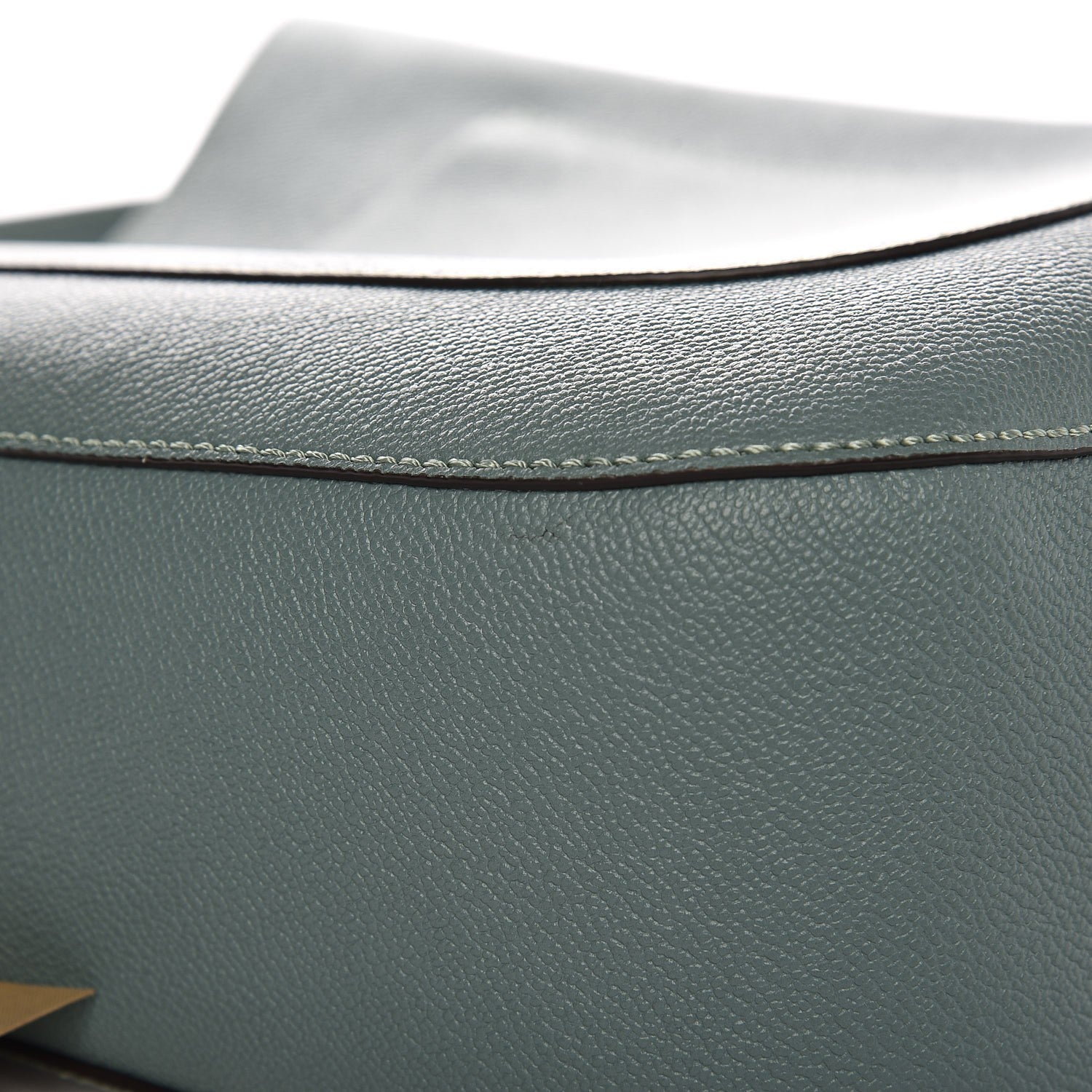 Burberry Grainy Calfskin Small Elmstone Hobo Eucalyptus Green 8 of 9