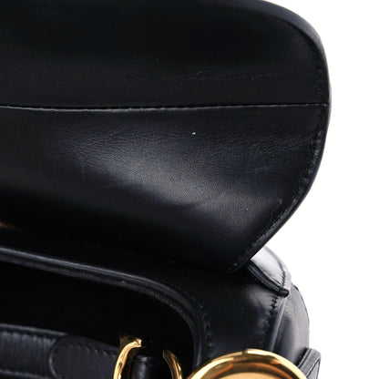 Christian Dior Calfskin Mini Saddle Bag Black 15 of 17