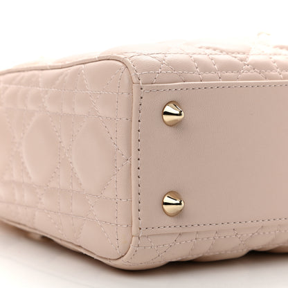 Christian Dior Lambskin Cannage Small Lucky Badges My Lady Dior Pink 8 of 10