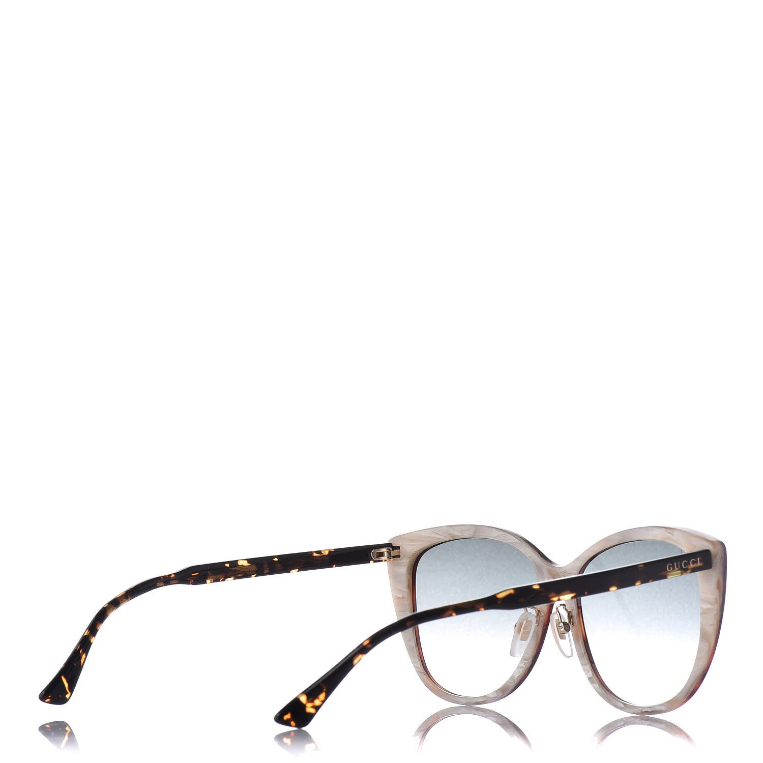 Gucci Acetate Cat Eye Sunglasses GG0193SK Tortoise 4 of 7