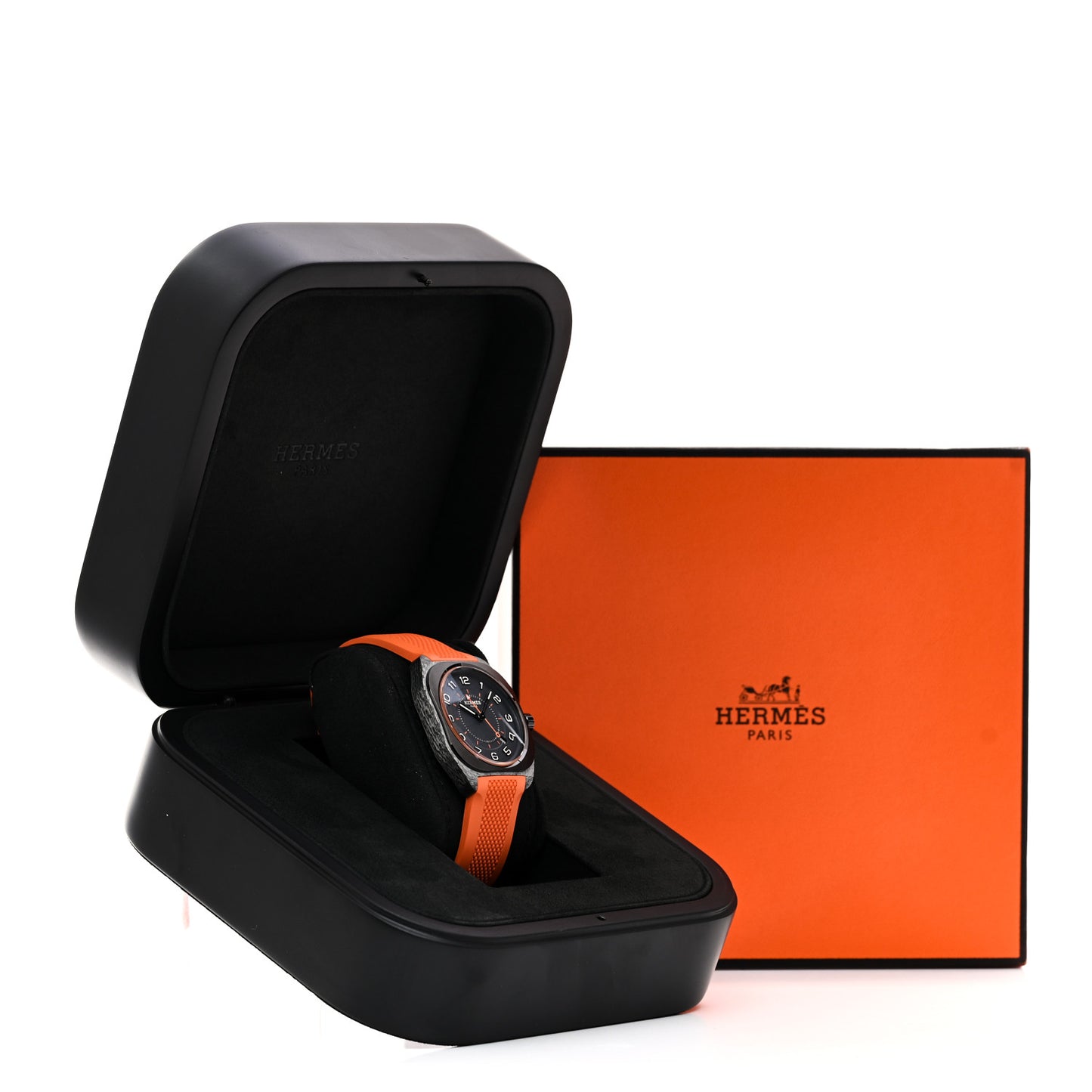 Glass Fiber Ceramic Rubber 39mm H08 Automatic Watch Orange