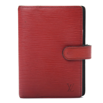 Louis Vuitton Epi Medium Ring Agenda Cover Rouge 1 of 13