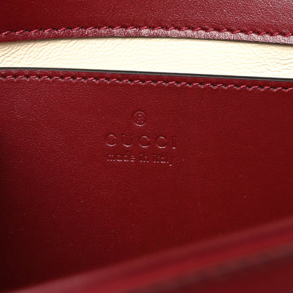Gucci Calfskin Matelasse Mini GG Marmont Shoulder Bag Rosso Ancora 6 of 9