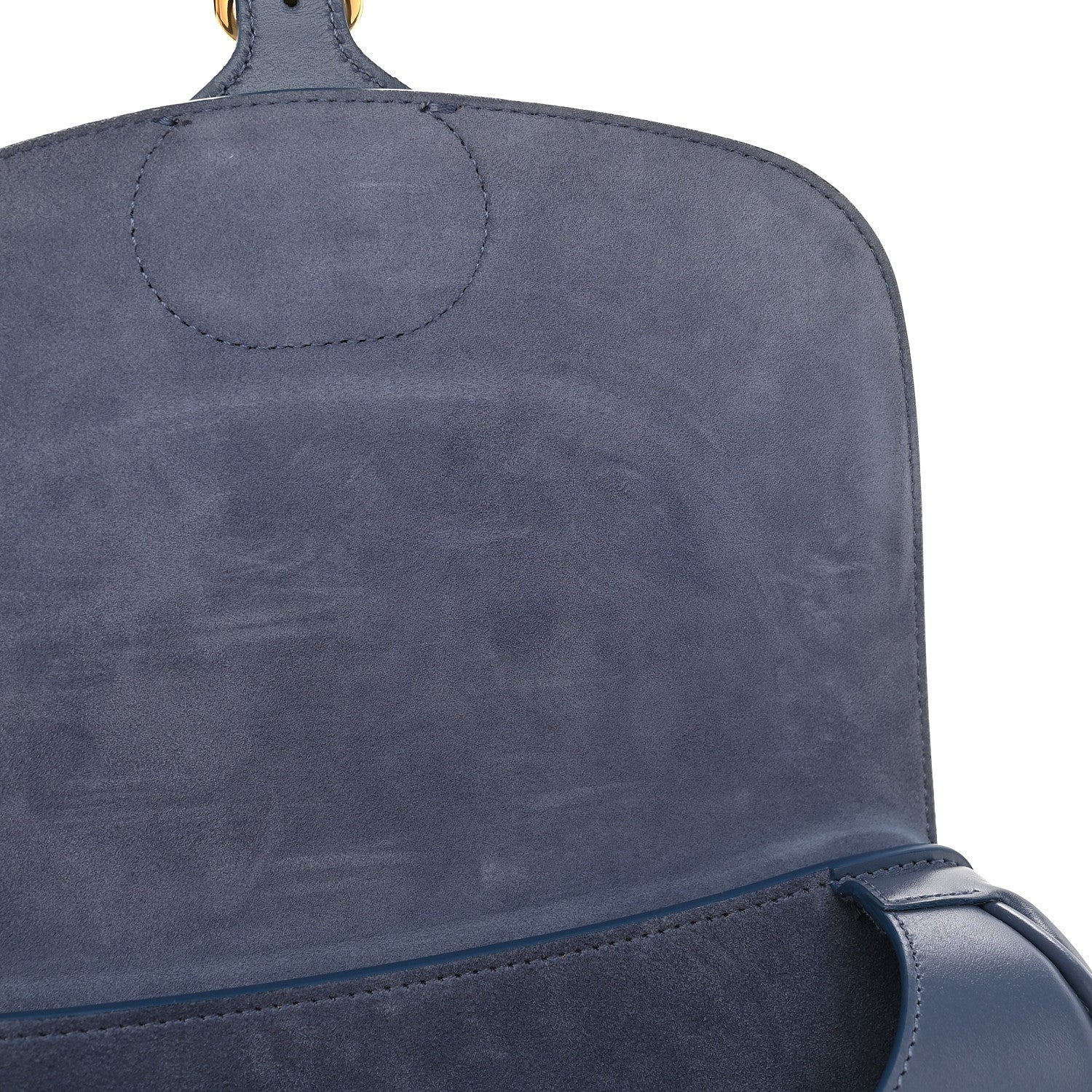 Christian Dior Box Calfskin Medium Bobby Flap Denim Blue 9 of 9