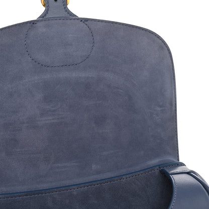 Christian Dior Box Calfskin Medium Bobby Flap Denim Blue 9 of 9