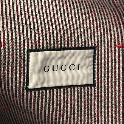 Gucci Canvas Woven Floral Embroidered Vertical Tote Beige Multicolor 6 of 8