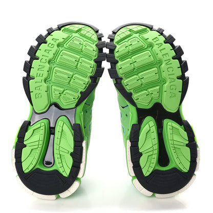 Balenciaga Mesh Nylon Metallic Fabric Womens Track Sneakers 40 Blue Green 6 of 8