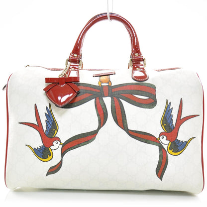 Gucci GG Plus Monogram Tattoo Medium Joy Boston Red Unicef 1 of 9