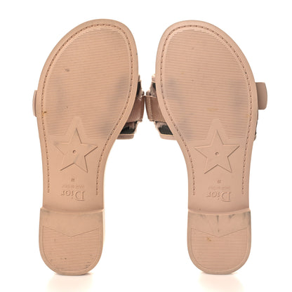 Christian Dior Canvas Nylon Camouflage Dior(e)volution Mule Slide Sandals 39 Nude 6 of 9