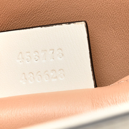 Gucci Nappa Pearl Studded Mini Queen Margaret Broadway Shoulder Bag Mystic White 7 of 10