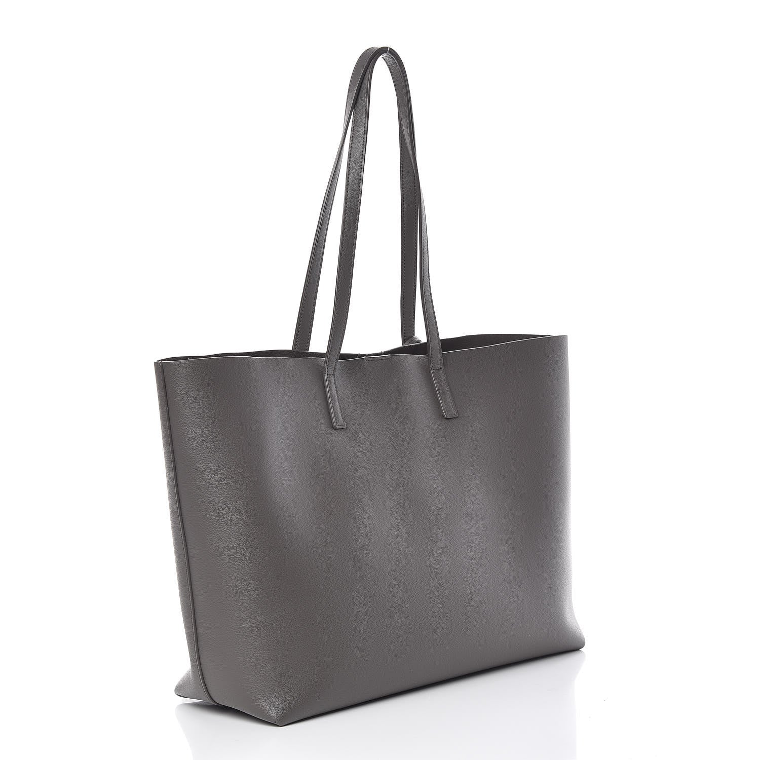 Saint Laurent Calfskin Large Shopping Tote Earth 3 of 17
