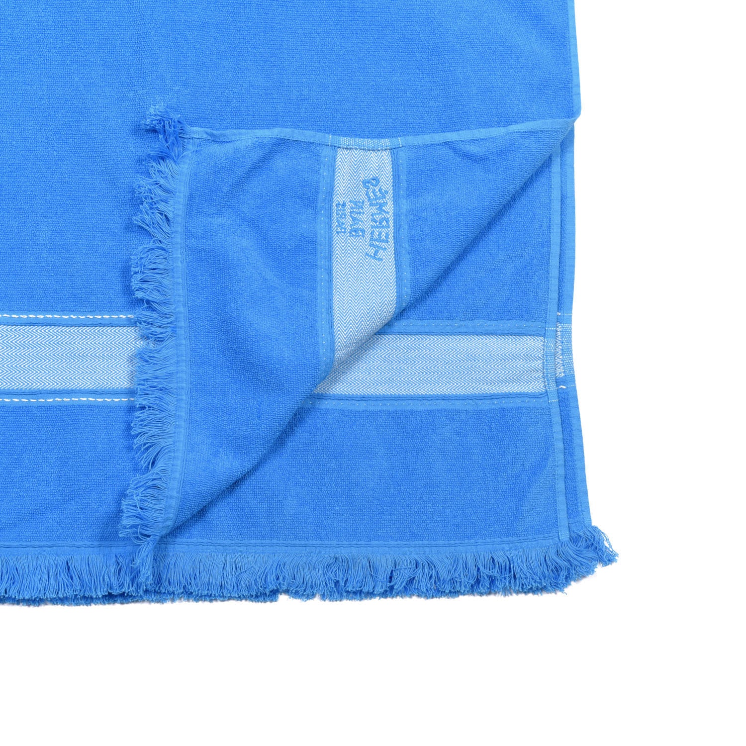 Hermes Cotton Terry Yachting Small Beach Towel Bleu Mediterranee 3 of 4