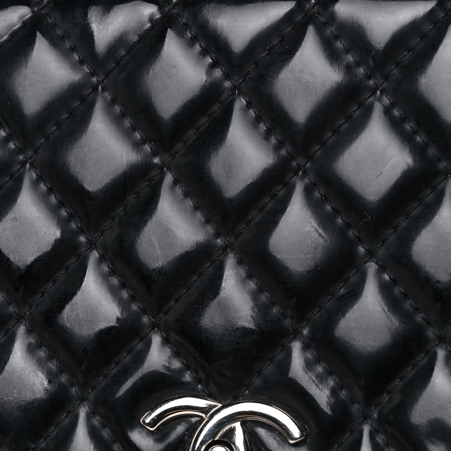 Chanel Vinyl Quilted In the Business Flap Bag Black 13 of 19