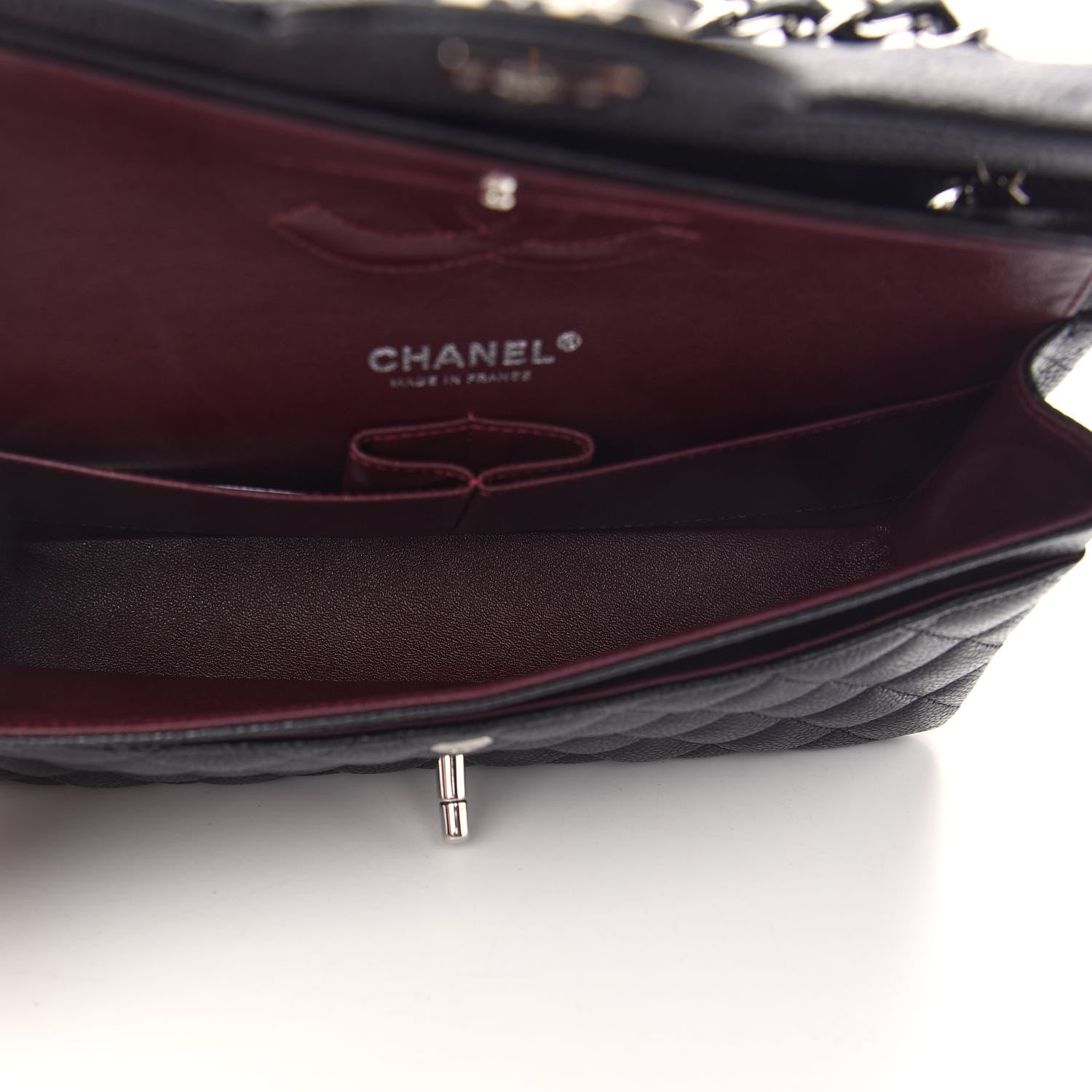 Chanel Caviar Quilted Medium Double Flap Black 4 of 8