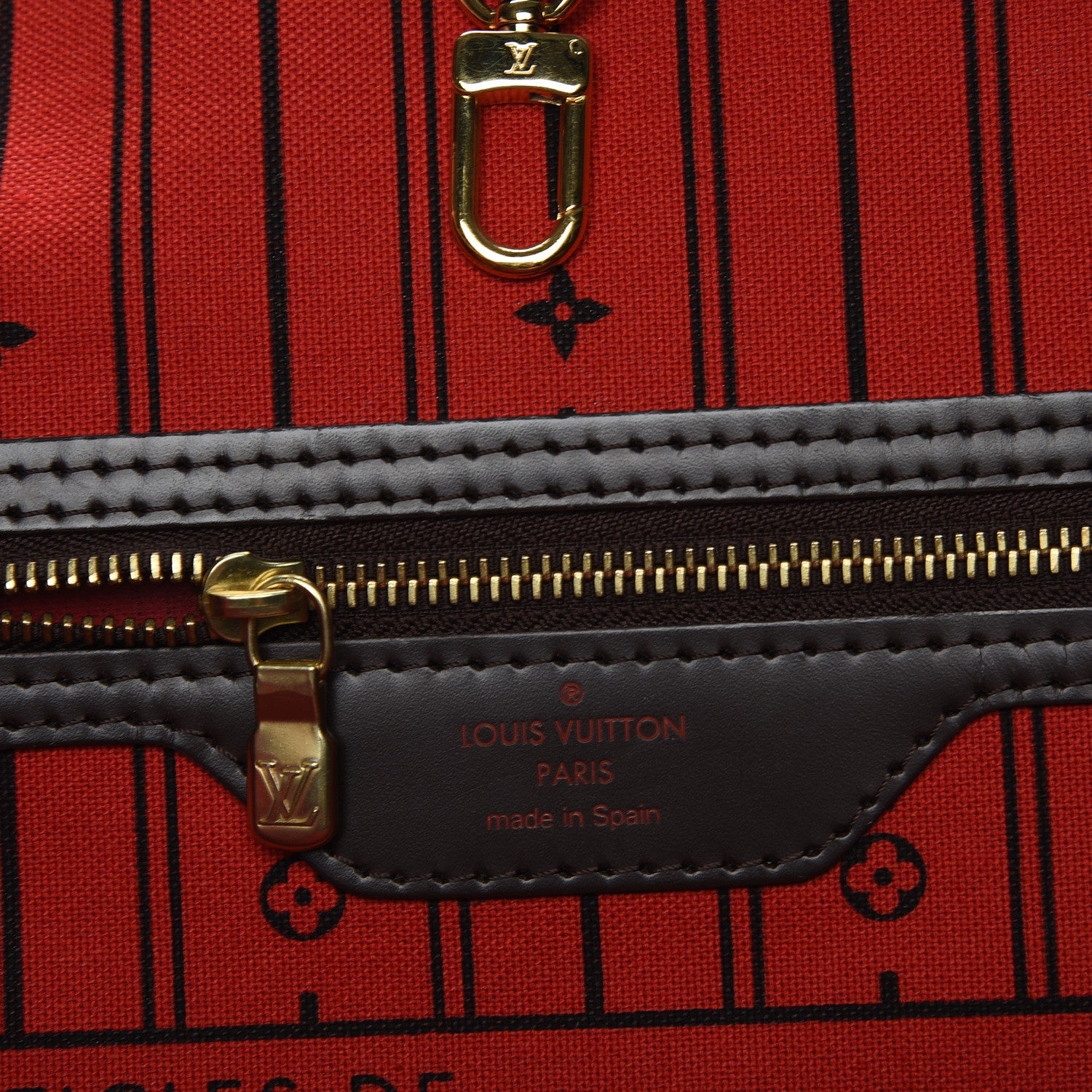 Louis Vuitton Damier Ebene Neverfull MM 6 of 7