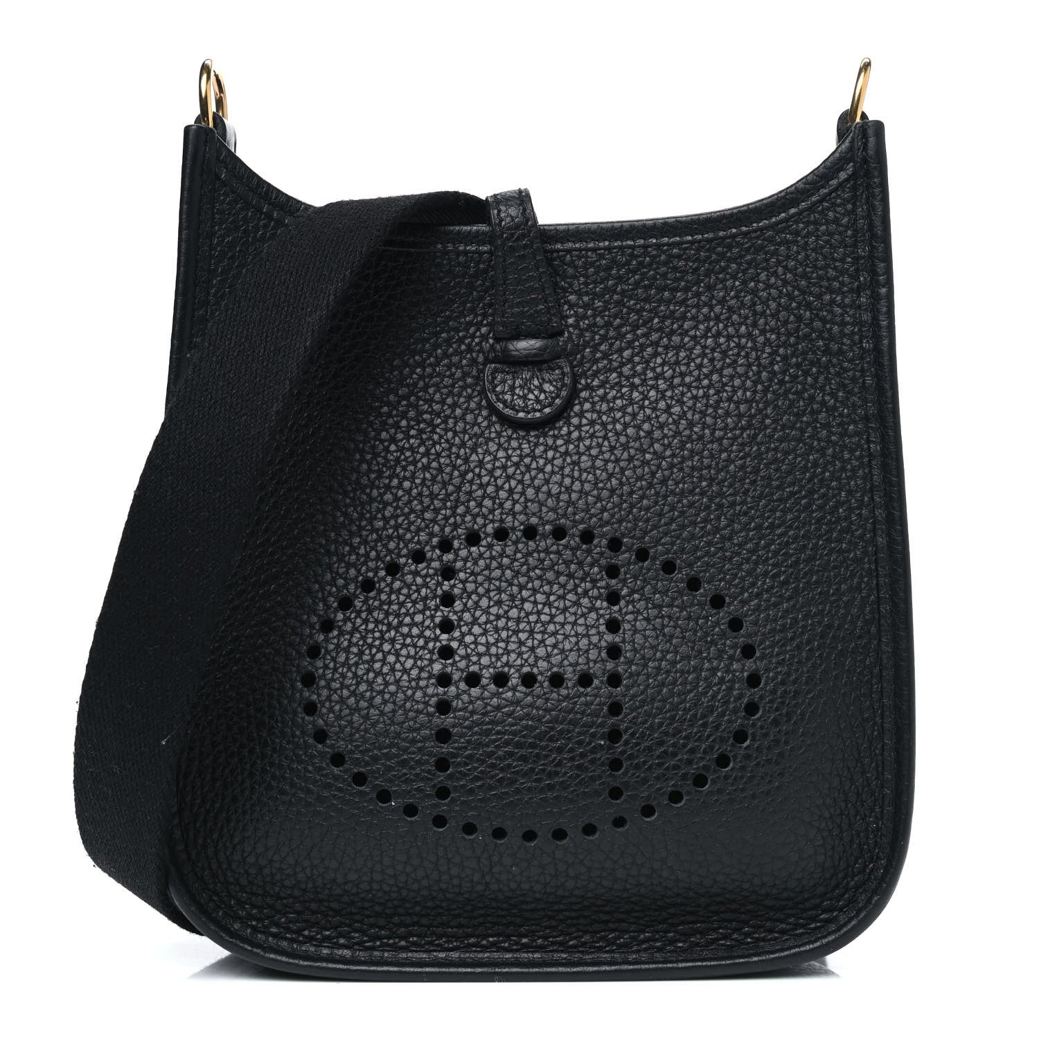 Hermes Taurillon Clemence Evelyne TPM Black 1 of 4
