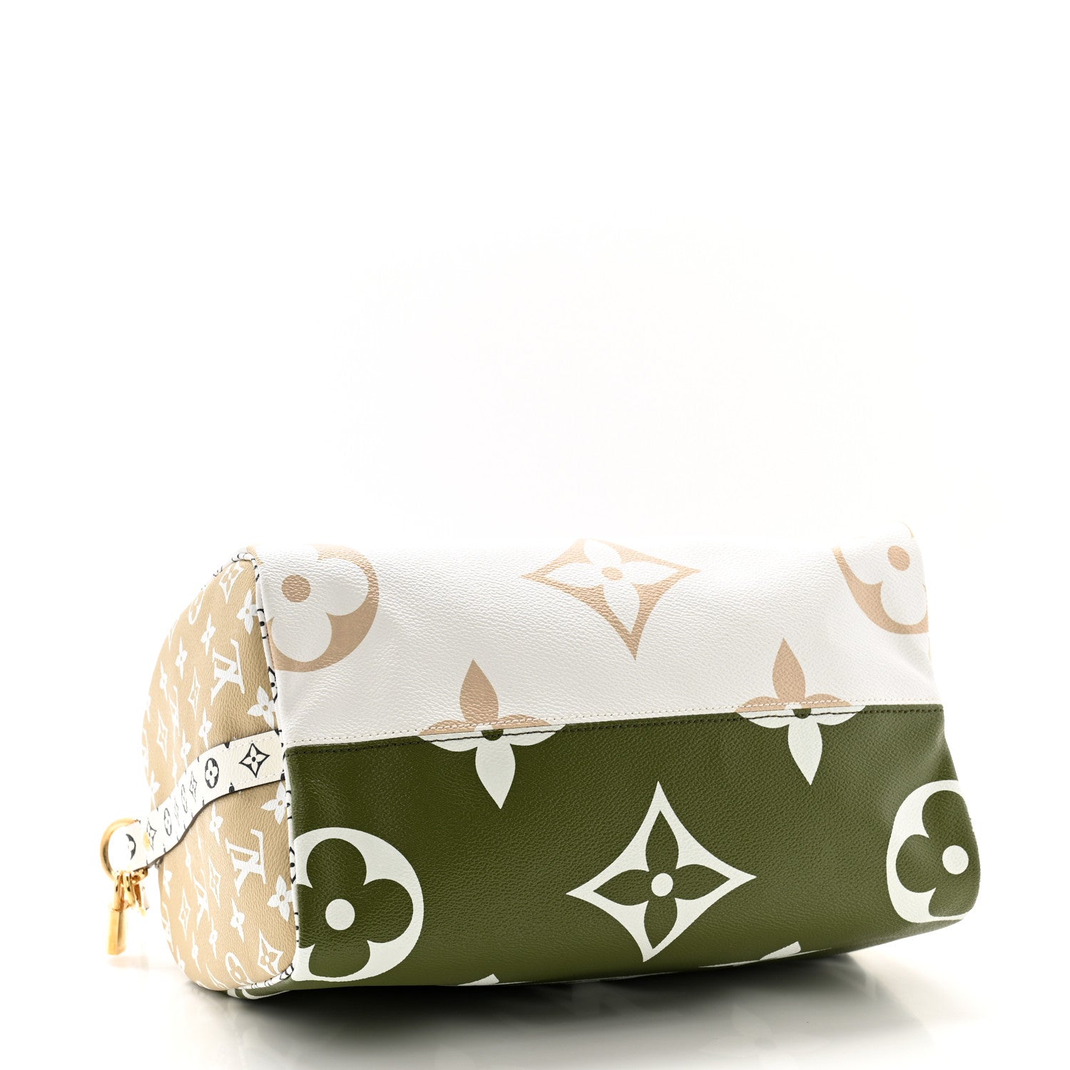 Louis Vuitton Monogram Giant Speedy Bandouliere 30 Kaki Beige 5 of 12