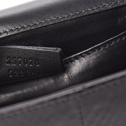 Gucci Snakeskin Broadway Clutch Black 7 of 13