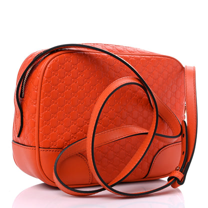 Gucci Soft Microguccissima Mini Bree Messenger Bag Sun Orange 3 of 11