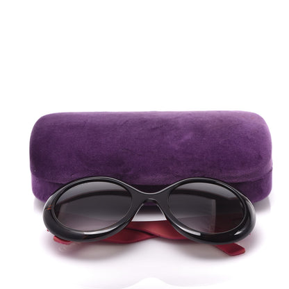 Gucci Acetate Round GG0101S Glitter Sunglasses Havana Pink 7 of 7