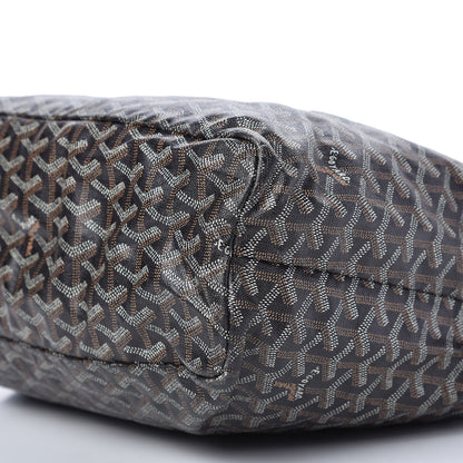 Goyard Goyardine Fidji Zip Hobo Black Gold 7 of 8