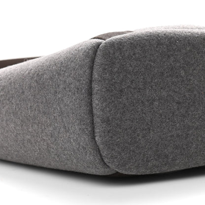 Hermes Felt Sac De Pansage Groom Bag Acier 11 of 13