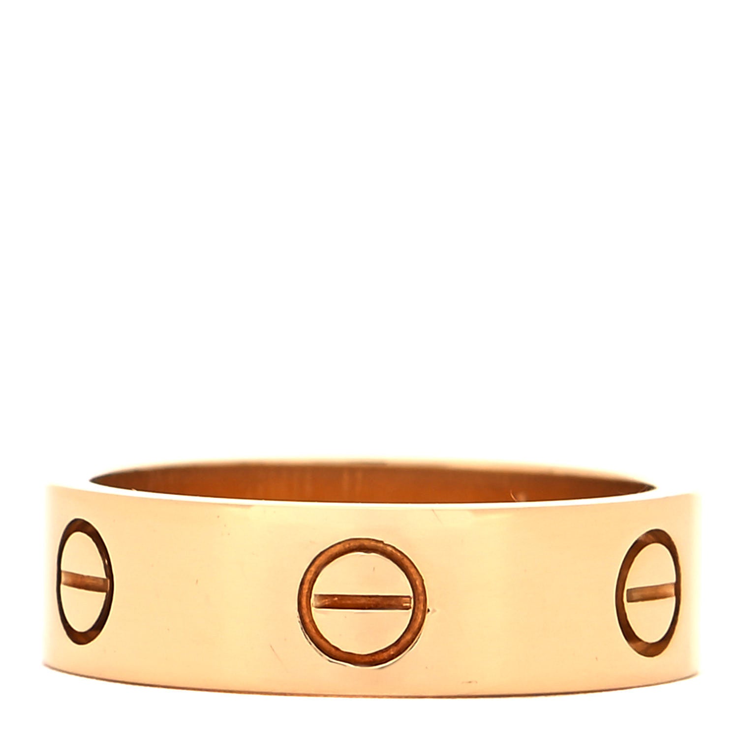 Cartier 18K Yellow Gold 6mm LOVE Ring 57 8 3 of 5