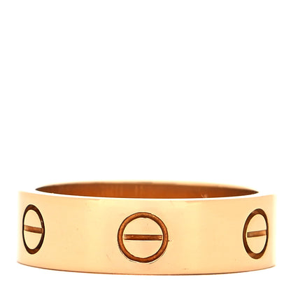 Cartier 18K Yellow Gold 6mm LOVE Ring 57 8 3 of 5