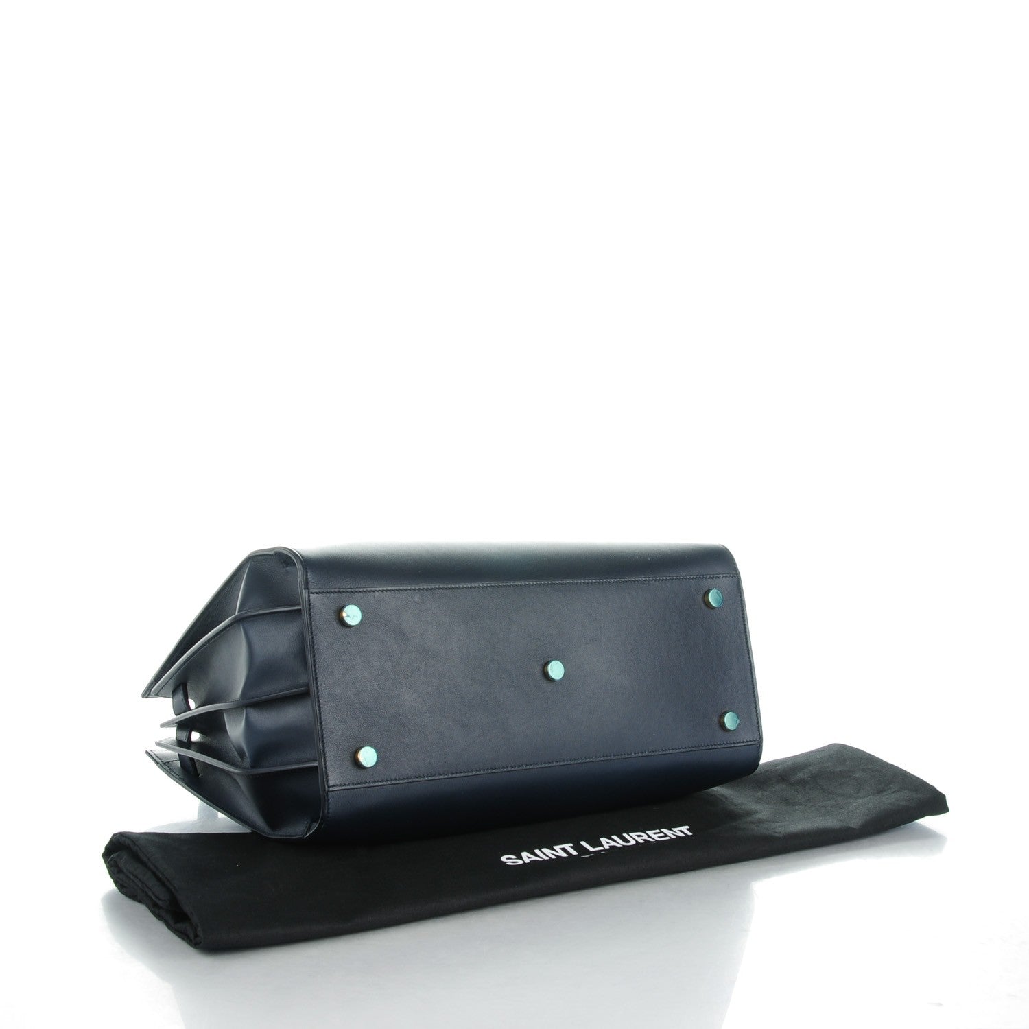 Saint Laurent Calfskin Small Sac De Jour Navy 4 of 8