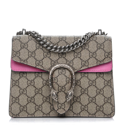 Gucci GG Supreme Monogram Mini Dionysus Shoulder Bag Pink 1 of 6