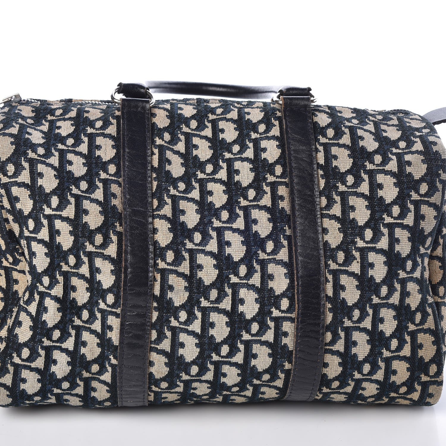 Christian Dior Monogram Boston Navy Blue 29 of 44