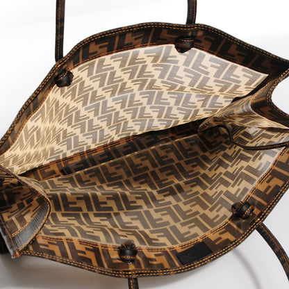 Fendi Nylon Zucca Shopping Tote Tobacco 5 of 8