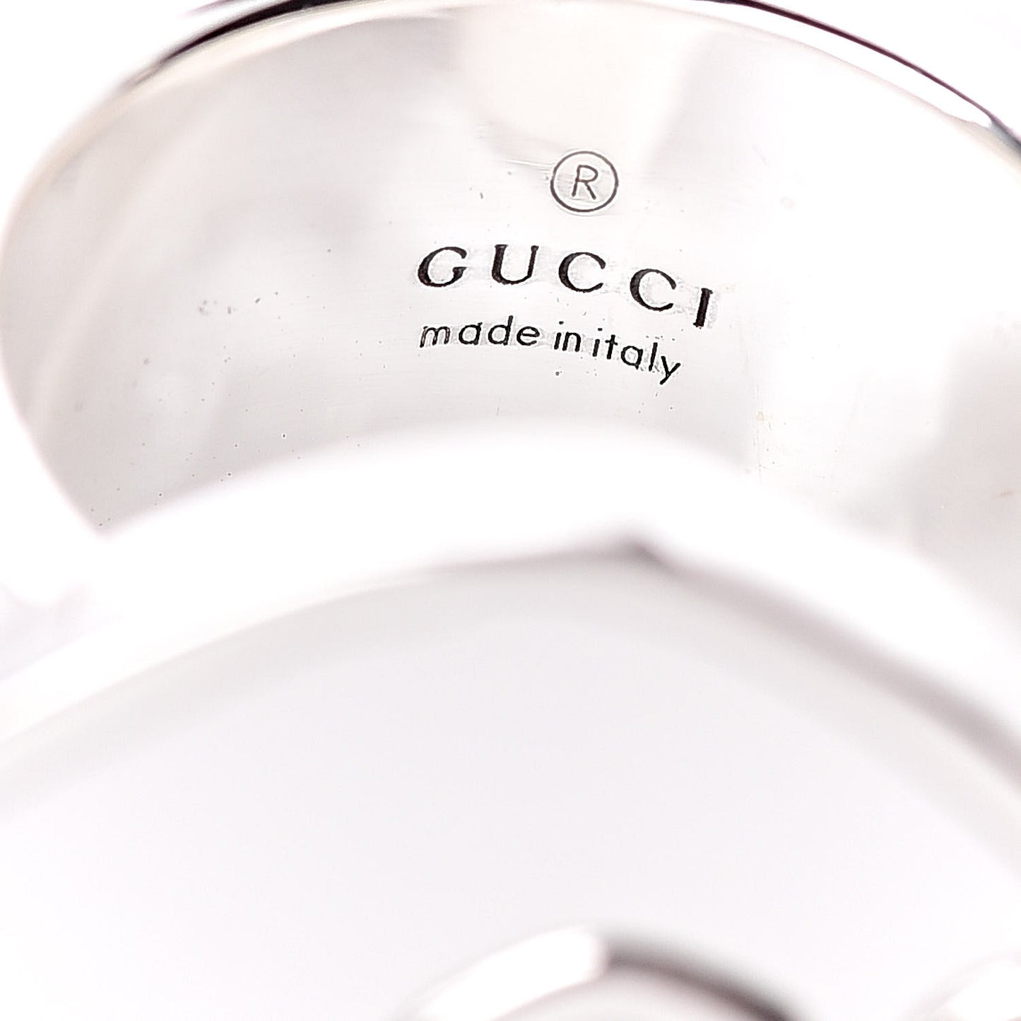 Sterling Silver GucciGhost Hamlet Skull Ring 55 7.25