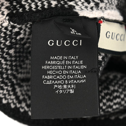Gucci Wool Appside Beanie L Black Ivory 6 of 7
