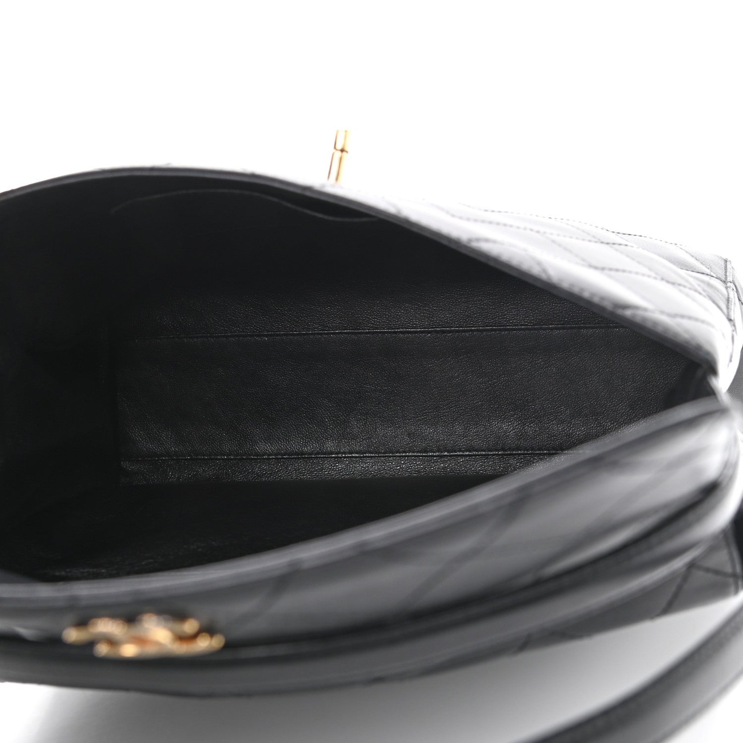 Chanel Lambskin Quilted Medium Kelly Flap Bag Black 5 of 14