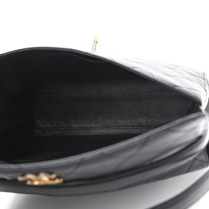 Chanel Lambskin Quilted Medium Kelly Flap Bag Black 5 of 14