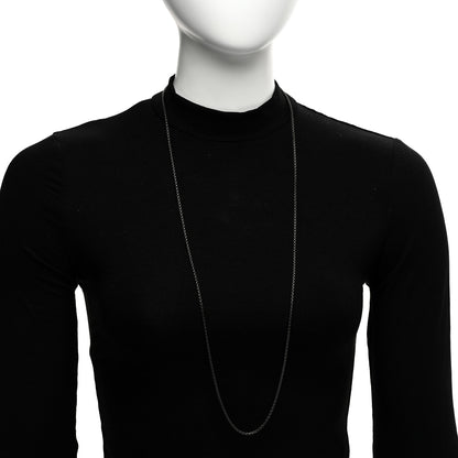 David Yurman Darkened Sterling Silver 2.7mm Box Chain Necklace 36" 2 of 4
